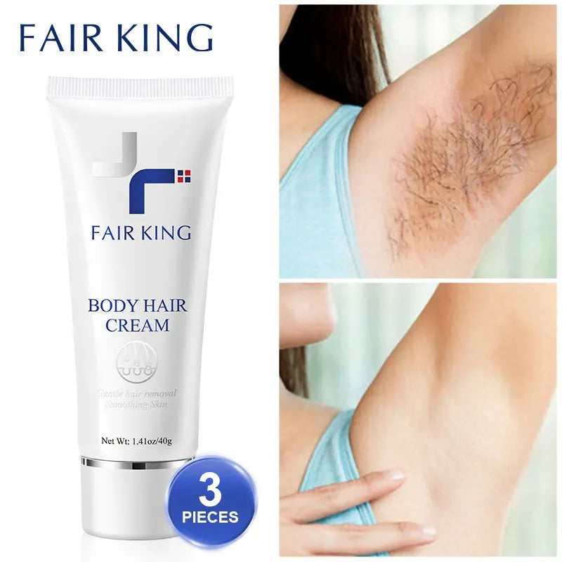 3PCS painless depilatory hair removal cream for men and women