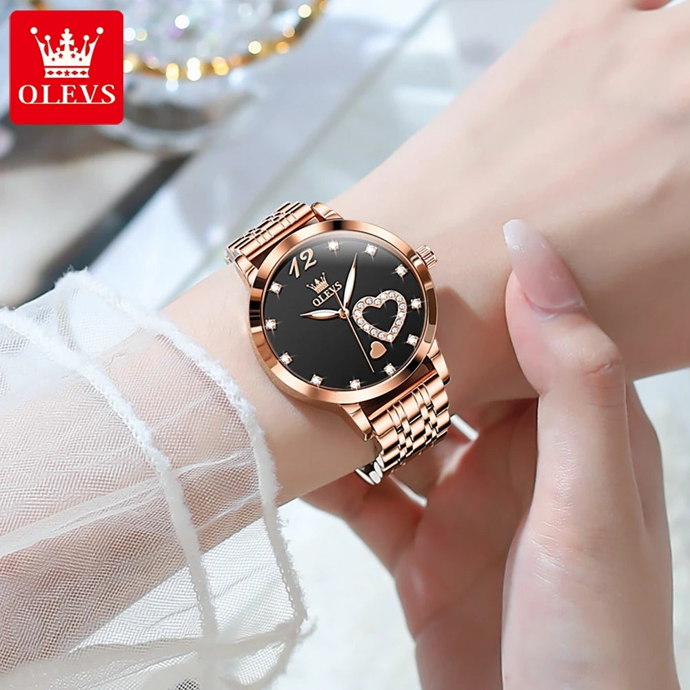 Lady's Elegant Quartz Movement Stainless steel watch