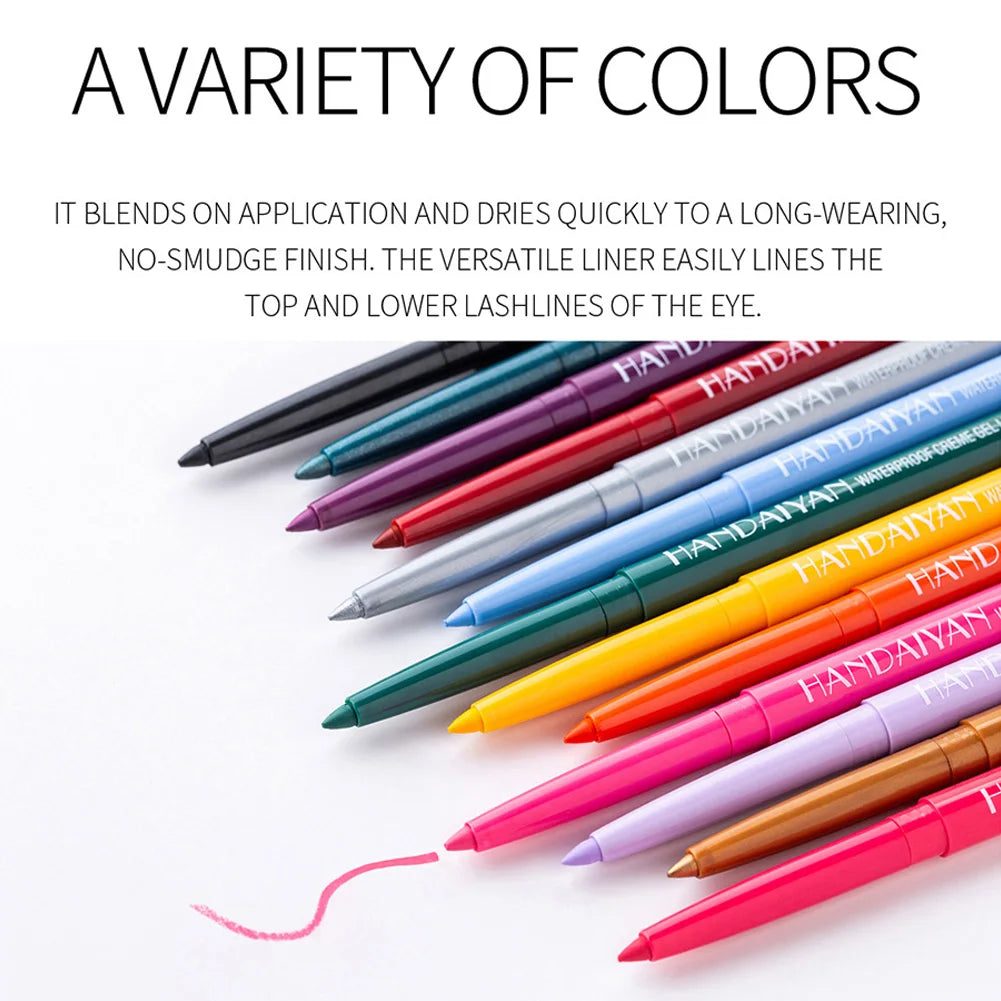 20 Matte color pencils waterproof fast dry long-lasting  eyeliner