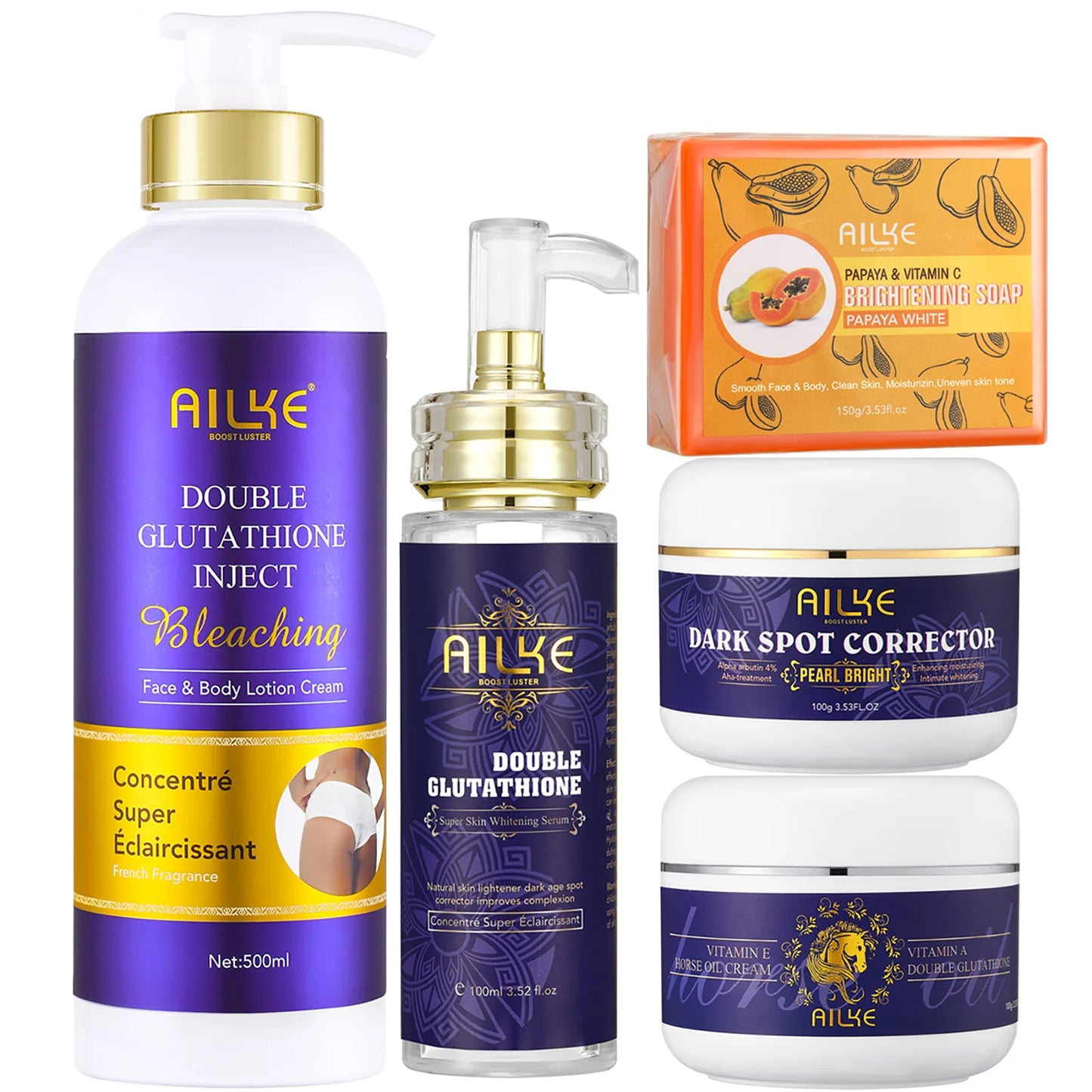 Glutathione 5-in-1 Women's Skin Care Kit