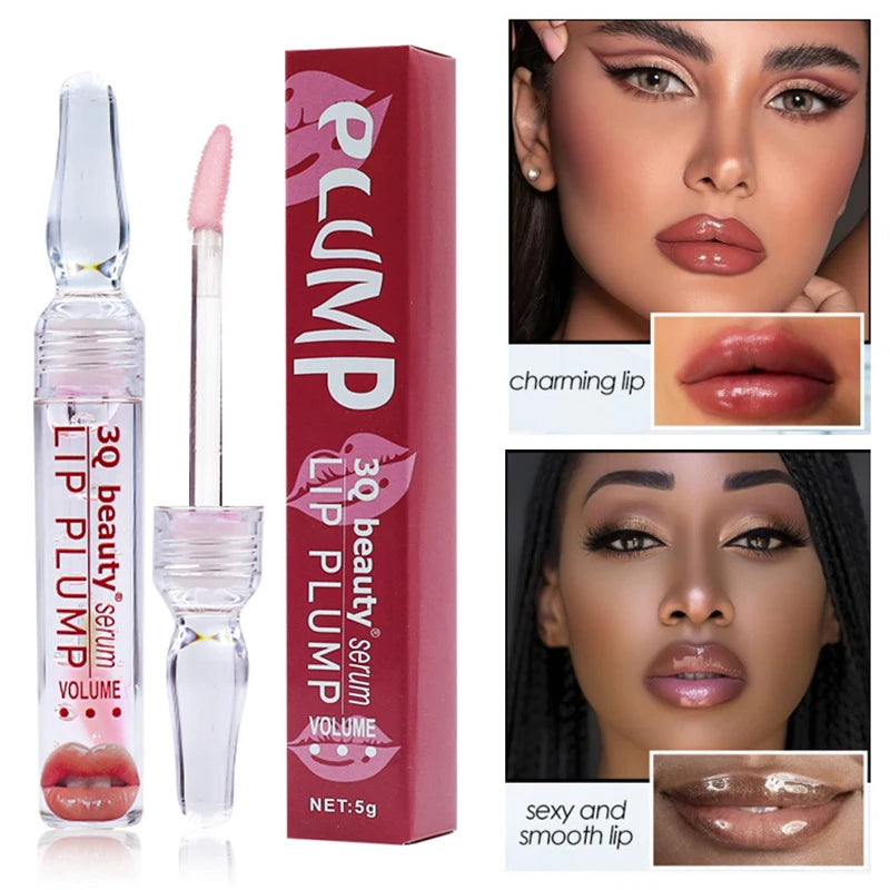 Instant enhancer plumper moisturizing volumizing lip gloss serum