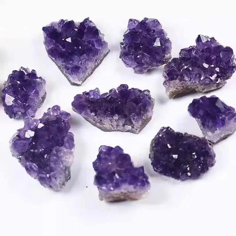 Natural healing Brazilian amethyst stones